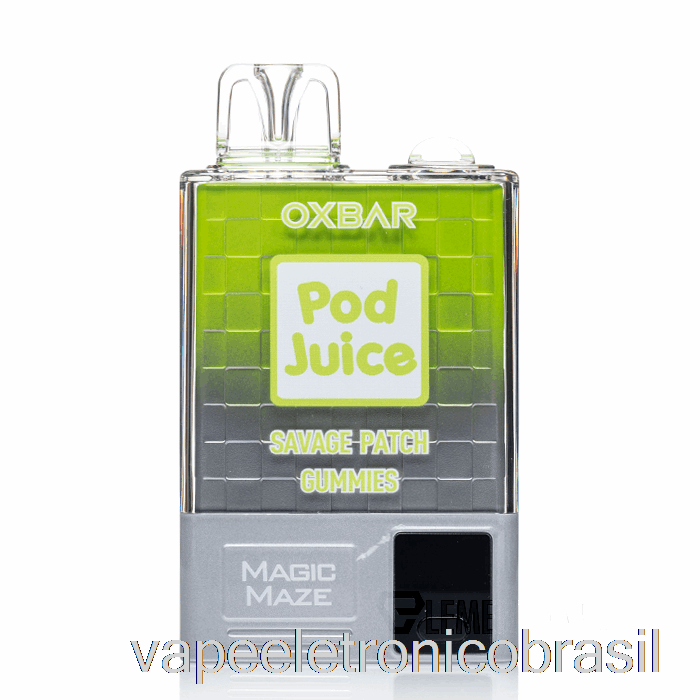 Vape Recarregável Oxbar Magic Maze Pro 10000 Descartável Savage Patch Gummies - Pod Juice